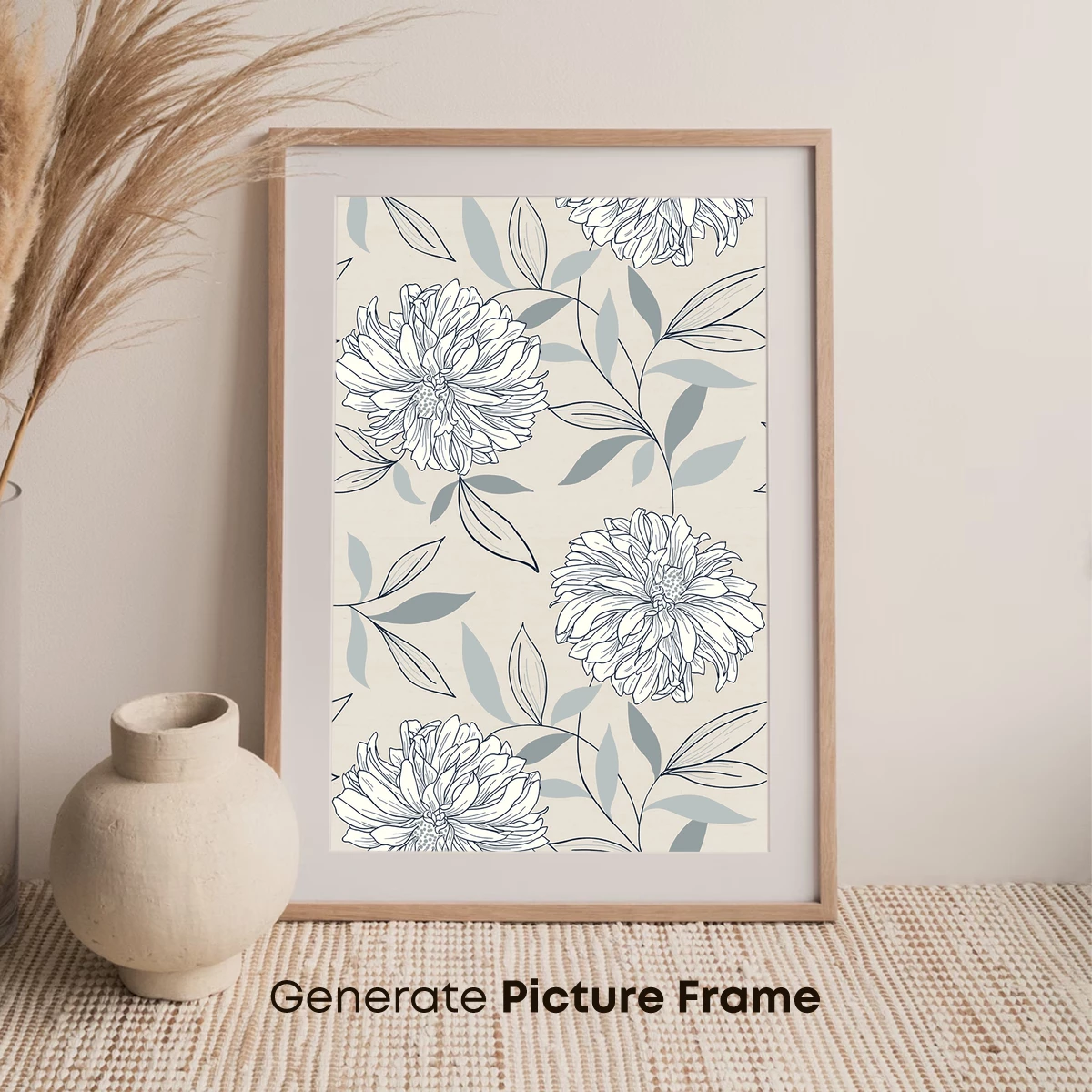 Elegant Dahlia Line Art - Image 7