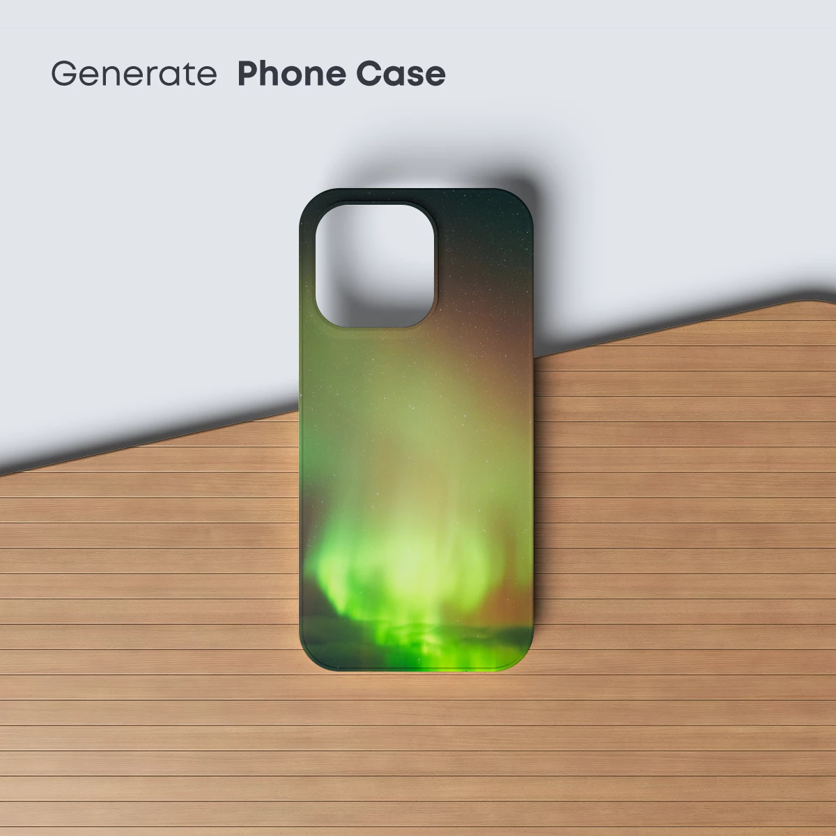 Aurora's Celestial Dance: Green Swirls in the Night Sky - Image 3