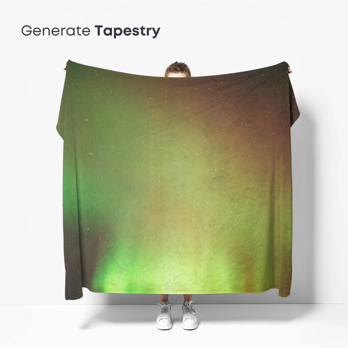 Aurora's Celestial Dance: Green Swirls in the Night Sky - Image 5