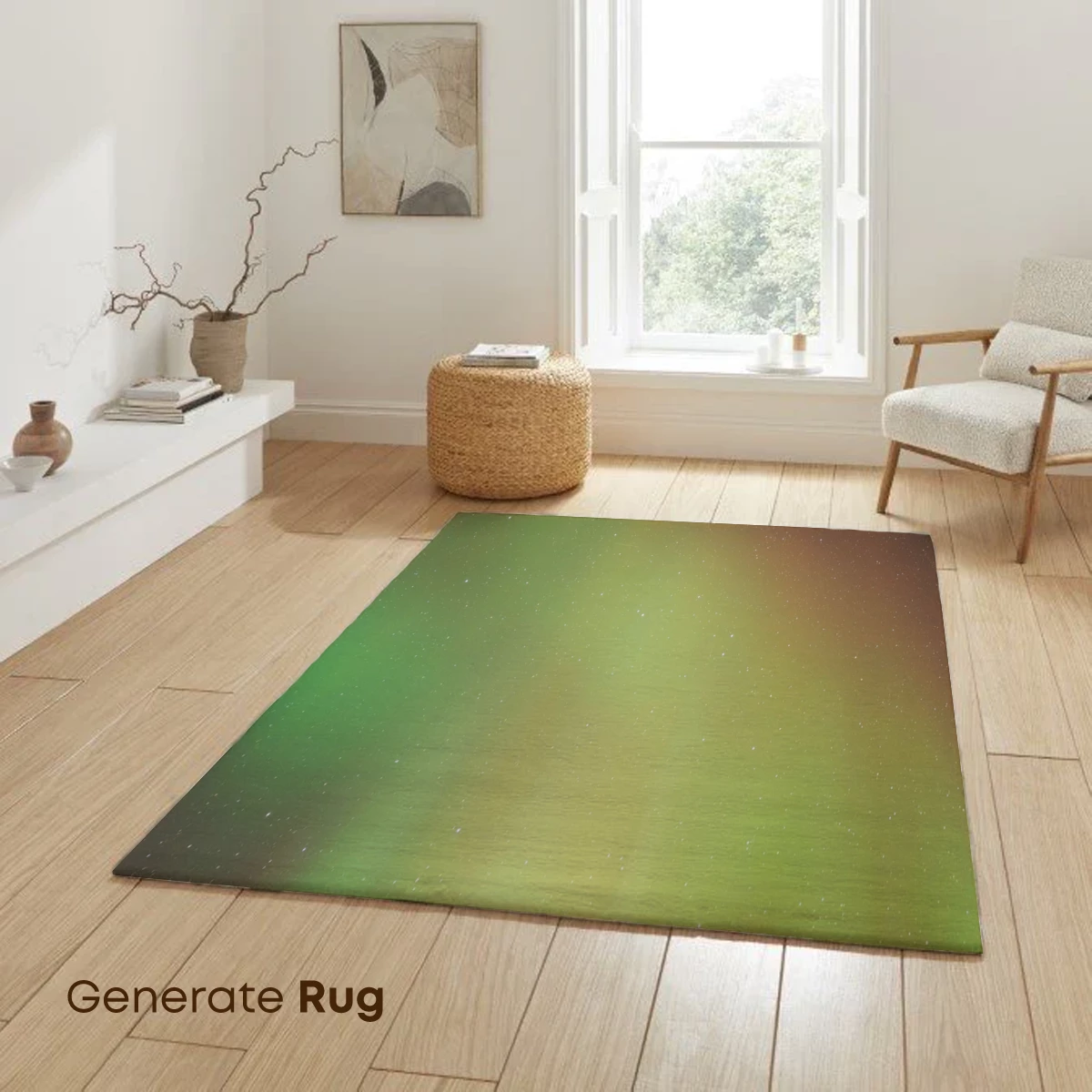 Aurora's Celestial Dance: Green Swirls in the Night Sky - Image 6