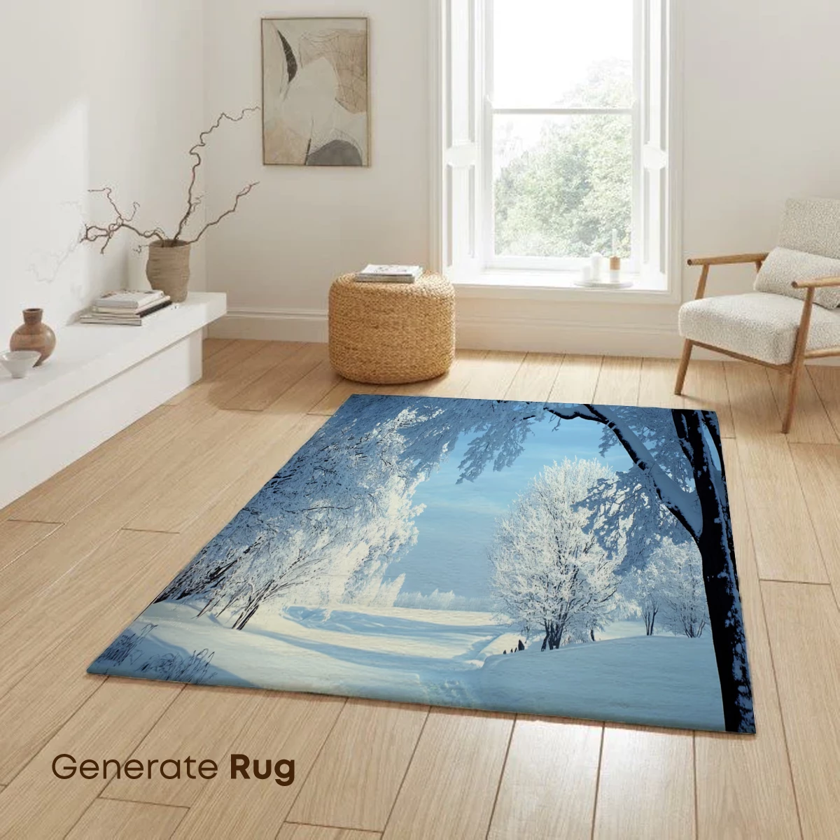 Frosty Winter Wonderland: Snow-Covered Serenity - Image 6