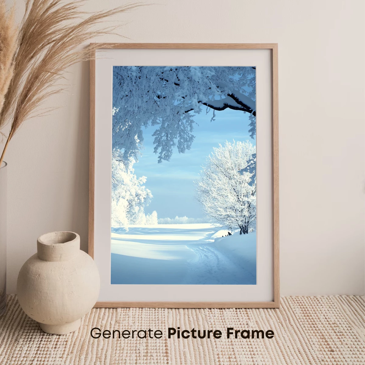 Frosty Winter Wonderland: Snow-Covered Serenity - Image 7