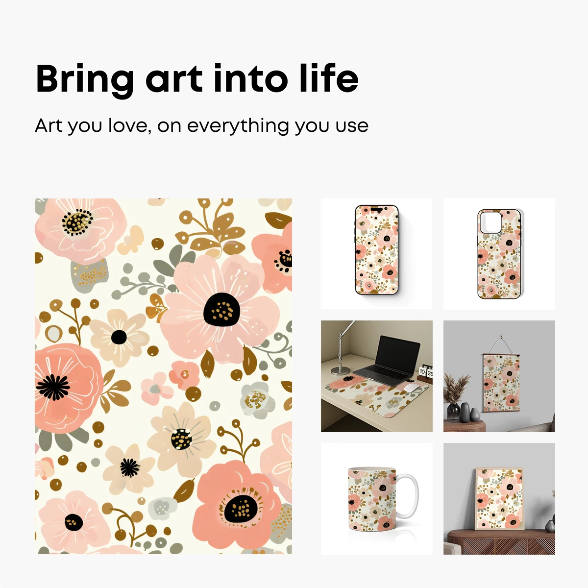 Blushing Floral Symphony - Image 2