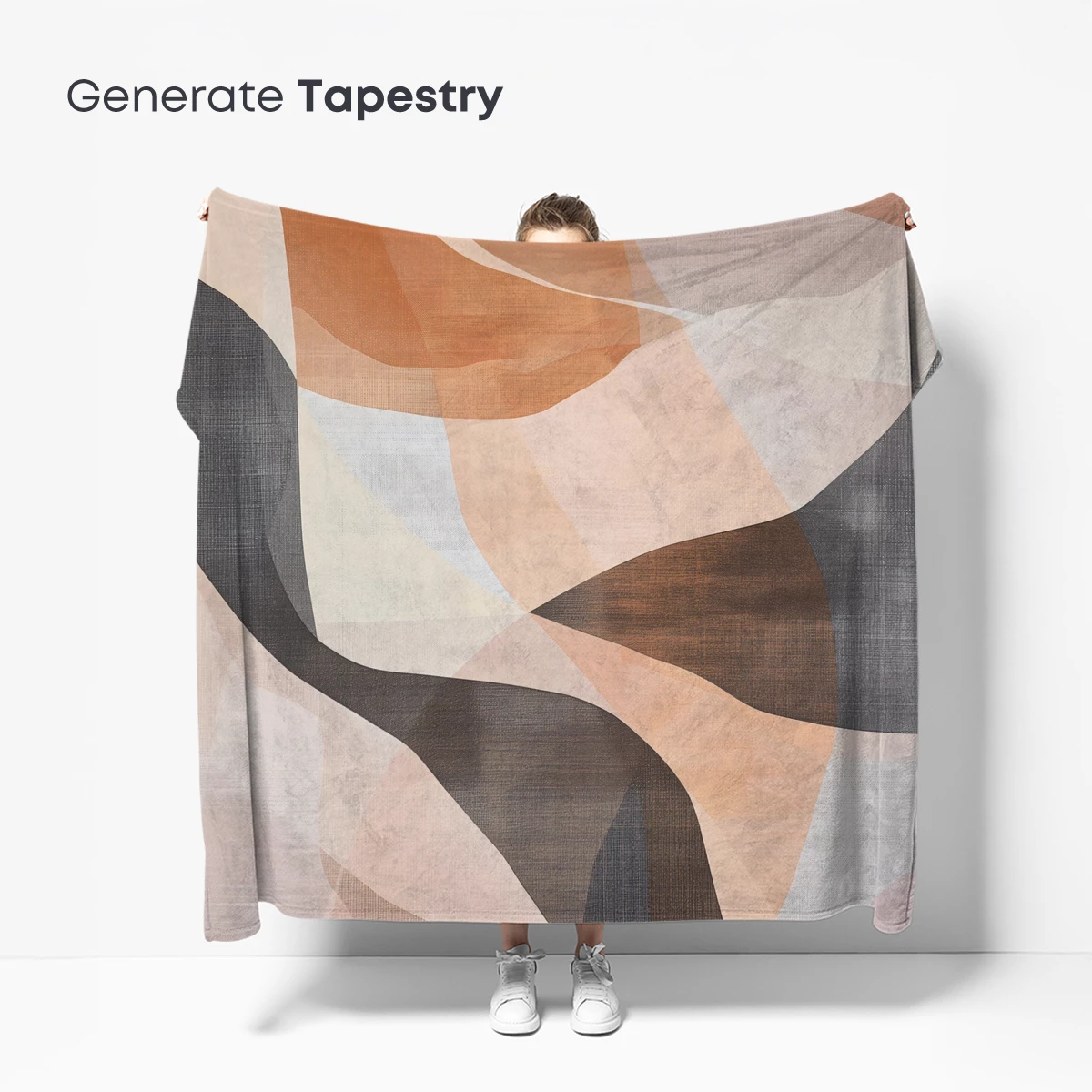 Abstract Fusion: Warm Tones and Flowing Curves - Image 5