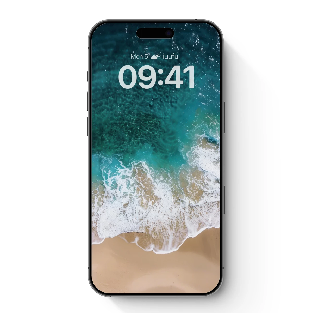 Aerial Turquoise Waves Crashing on Golden Sands Aerial Turquoise Waves Crashing on Golden Sands