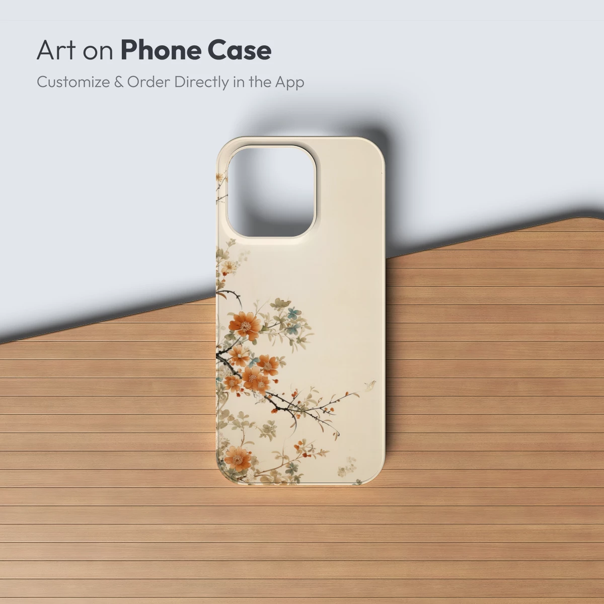 Blossom Elegance: Oriental Floral Harmony - Image 2