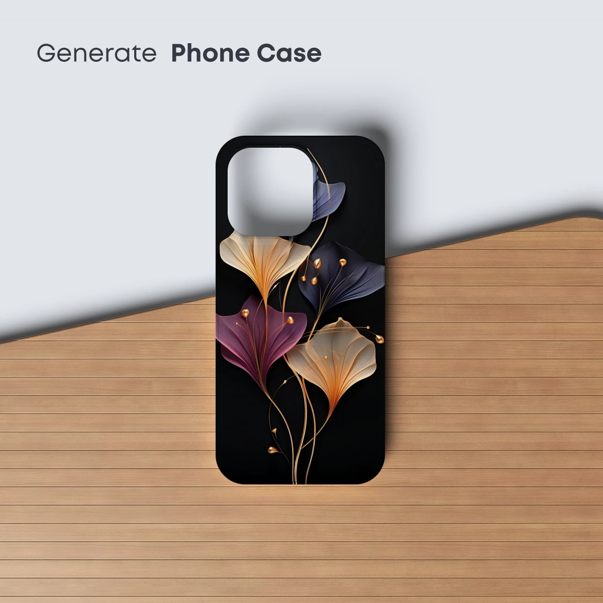 Elegant Ginkgo Symphony in Gold and Jewel Tones - Image 3