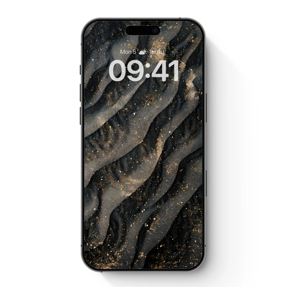 Golden Whispers on Midnight Silk