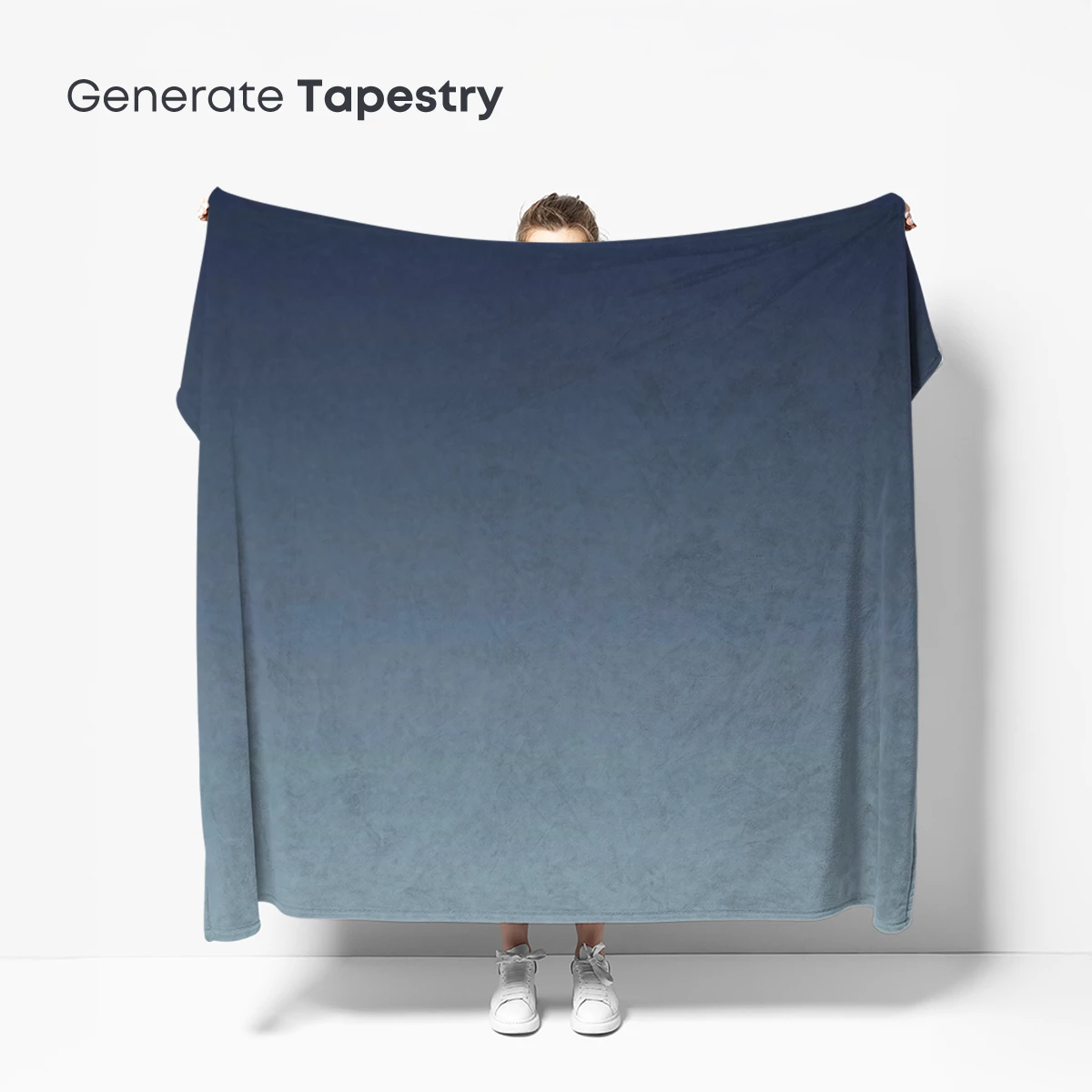 Gradient Serenity: A Tranquil Blue Ombre - Image 5