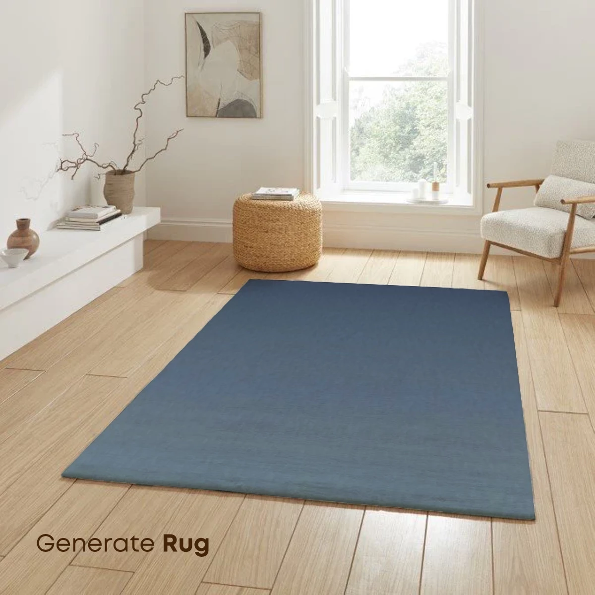 Gradient Serenity: A Tranquil Blue Ombre - Image 6
