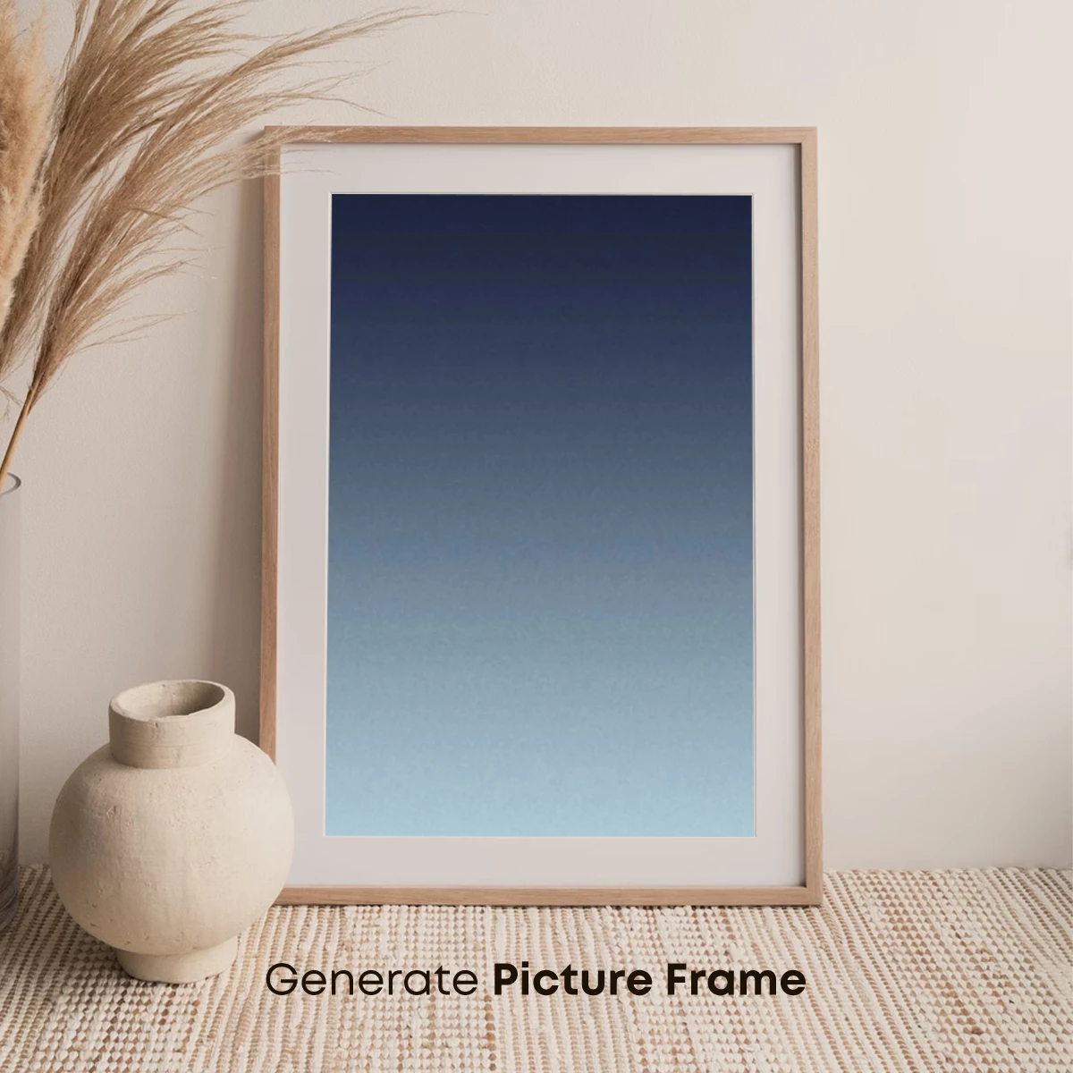 Gradient Serenity: A Tranquil Blue Ombre - Image 7