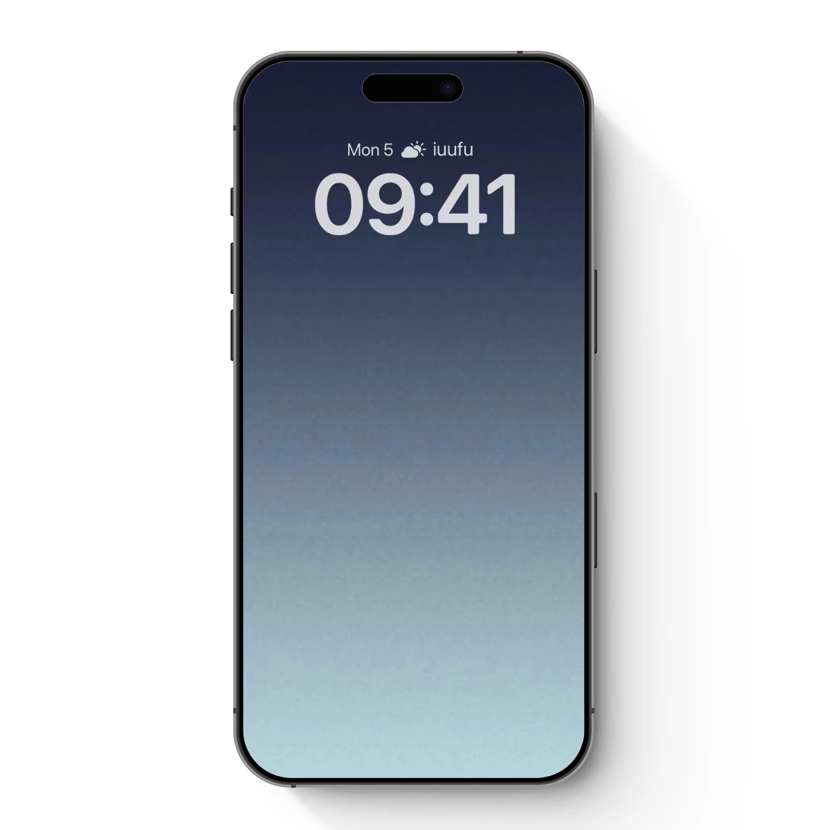 Gradient Serenity: A Tranquil Blue Ombre