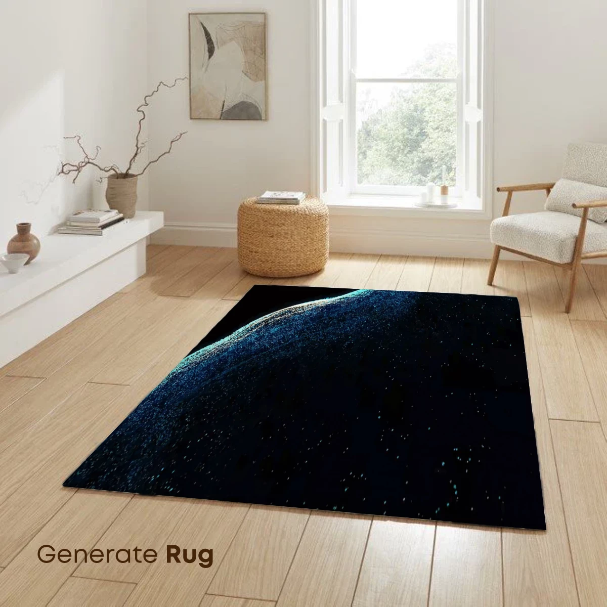 Cosmic Dust Waves: A Symphony of Blue Particles - Image 6