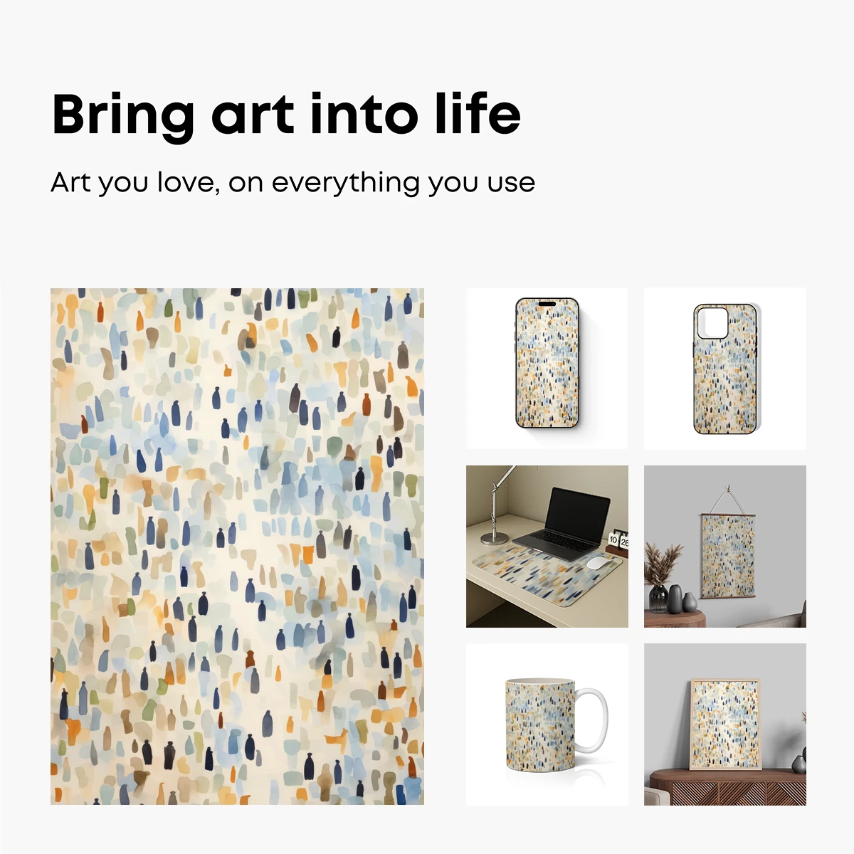 Abstract Bottle Symphony: Colorful Minimalist Array - Image 2