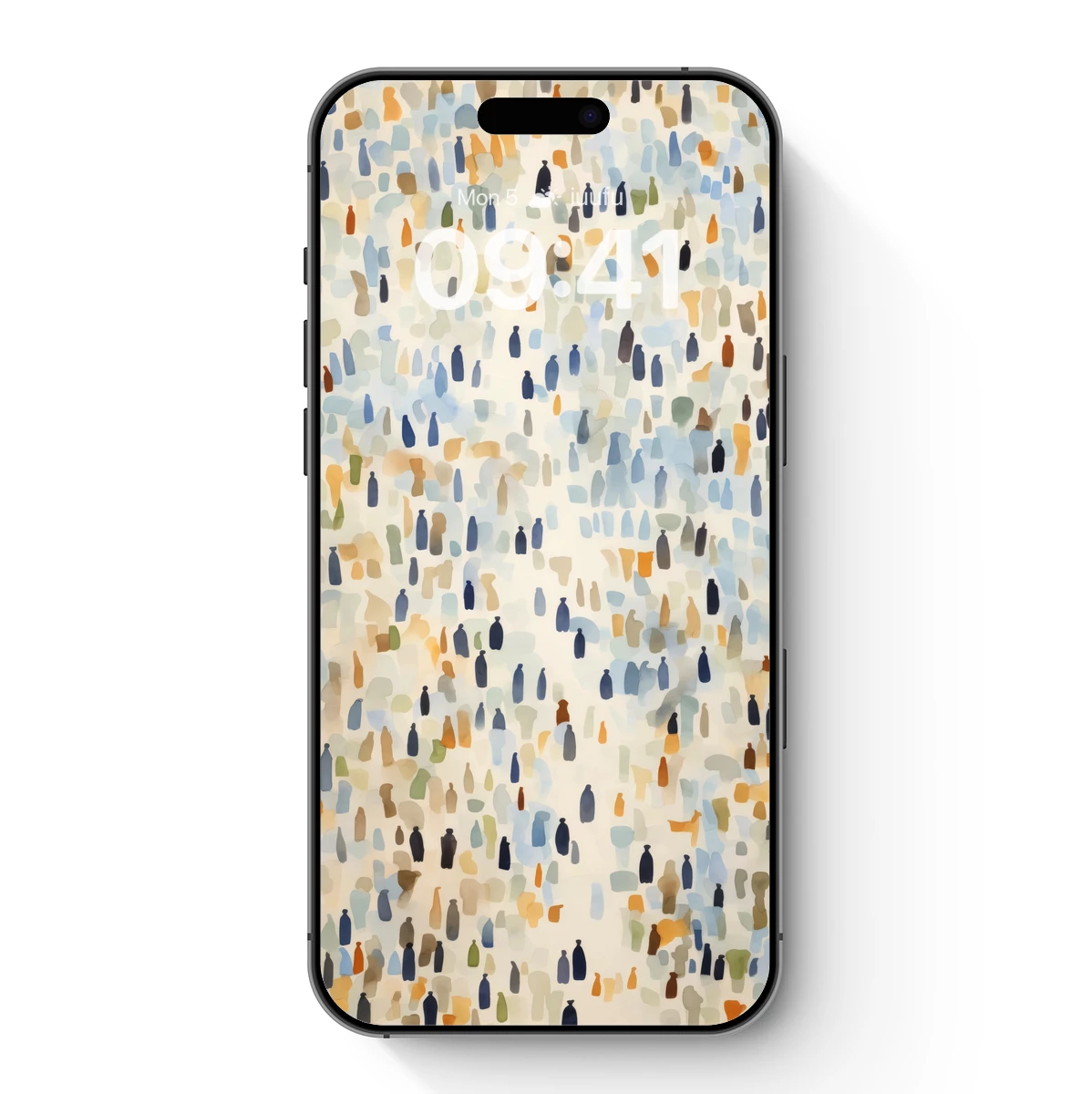 Abstract Bottle Symphony: Colorful Minimalist Array