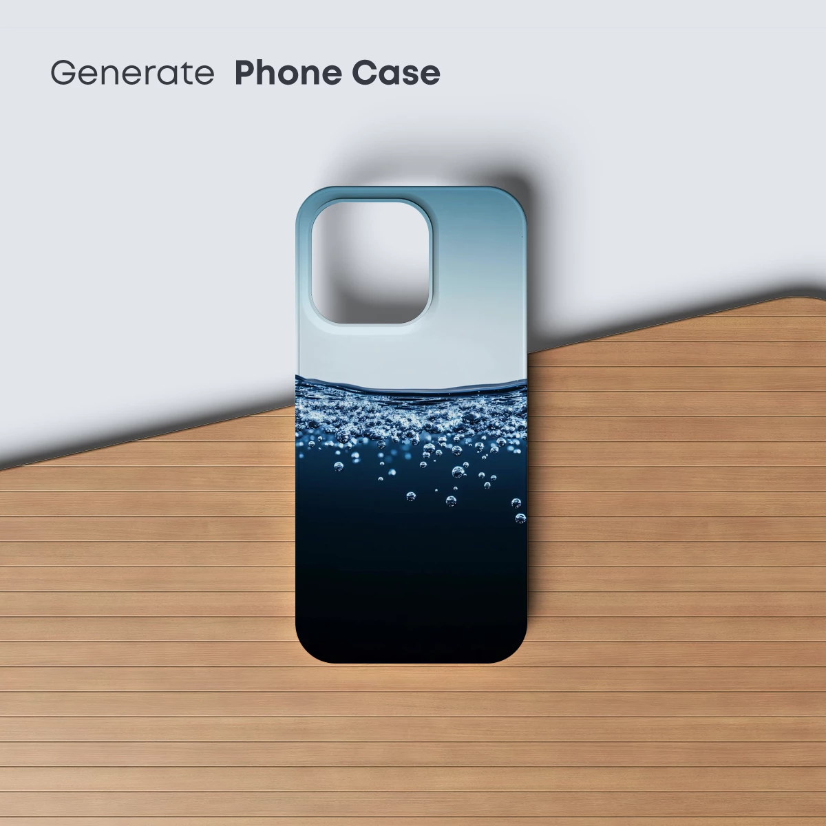 Deep Blue Serenity: Bubbles Rising in Calm Waters - Image 3