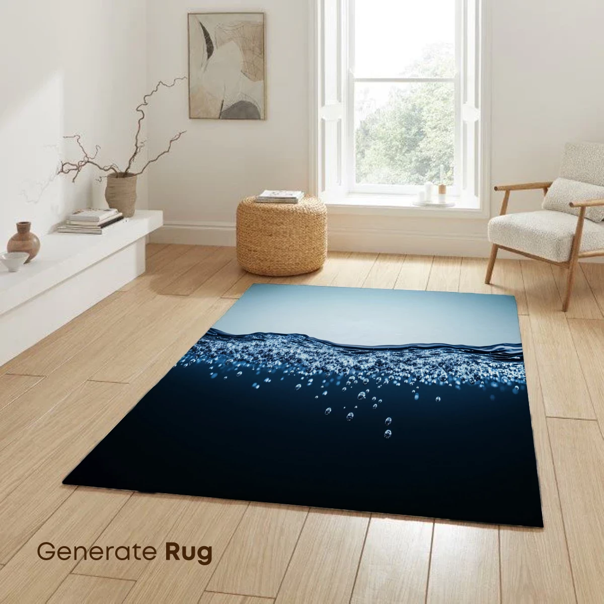 Deep Blue Serenity: Bubbles Rising in Calm Waters - Image 6