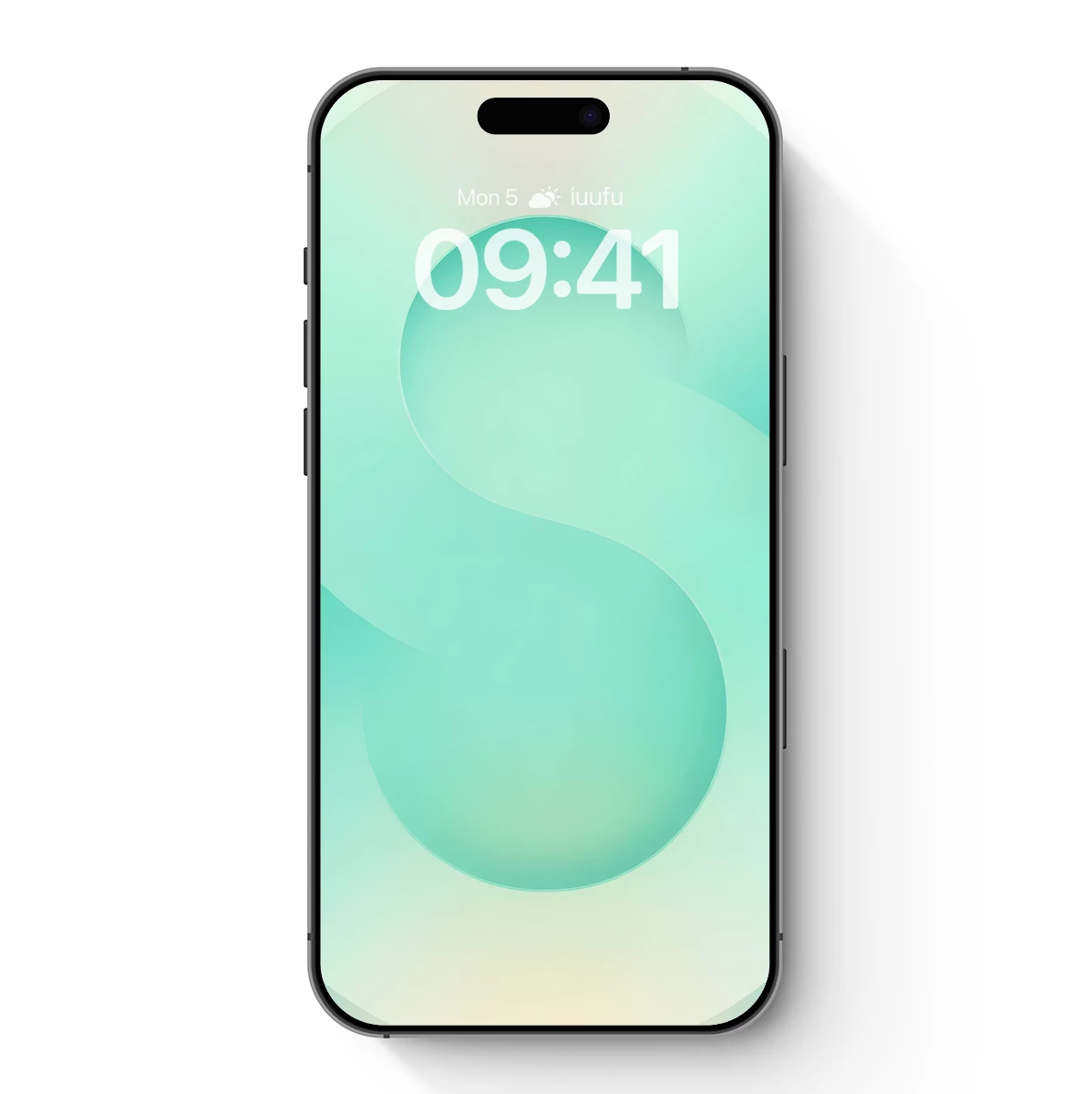 Ethereal Teal Spirals: A Dance of Gradient Elegance