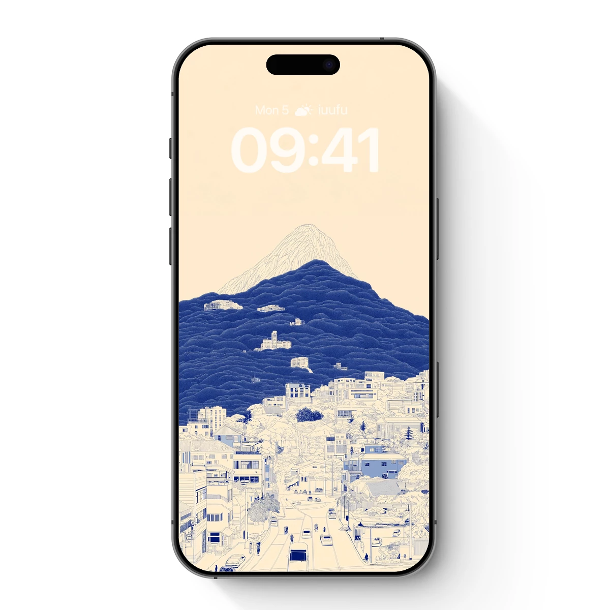 Mountain Cityscape Line Art Mountain Cityscape Line Art