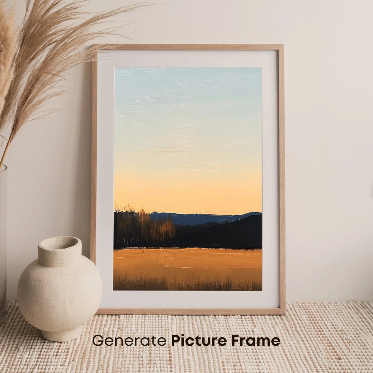 Golden Sunset Reflections: A Serene Lake Symphony - Image 7