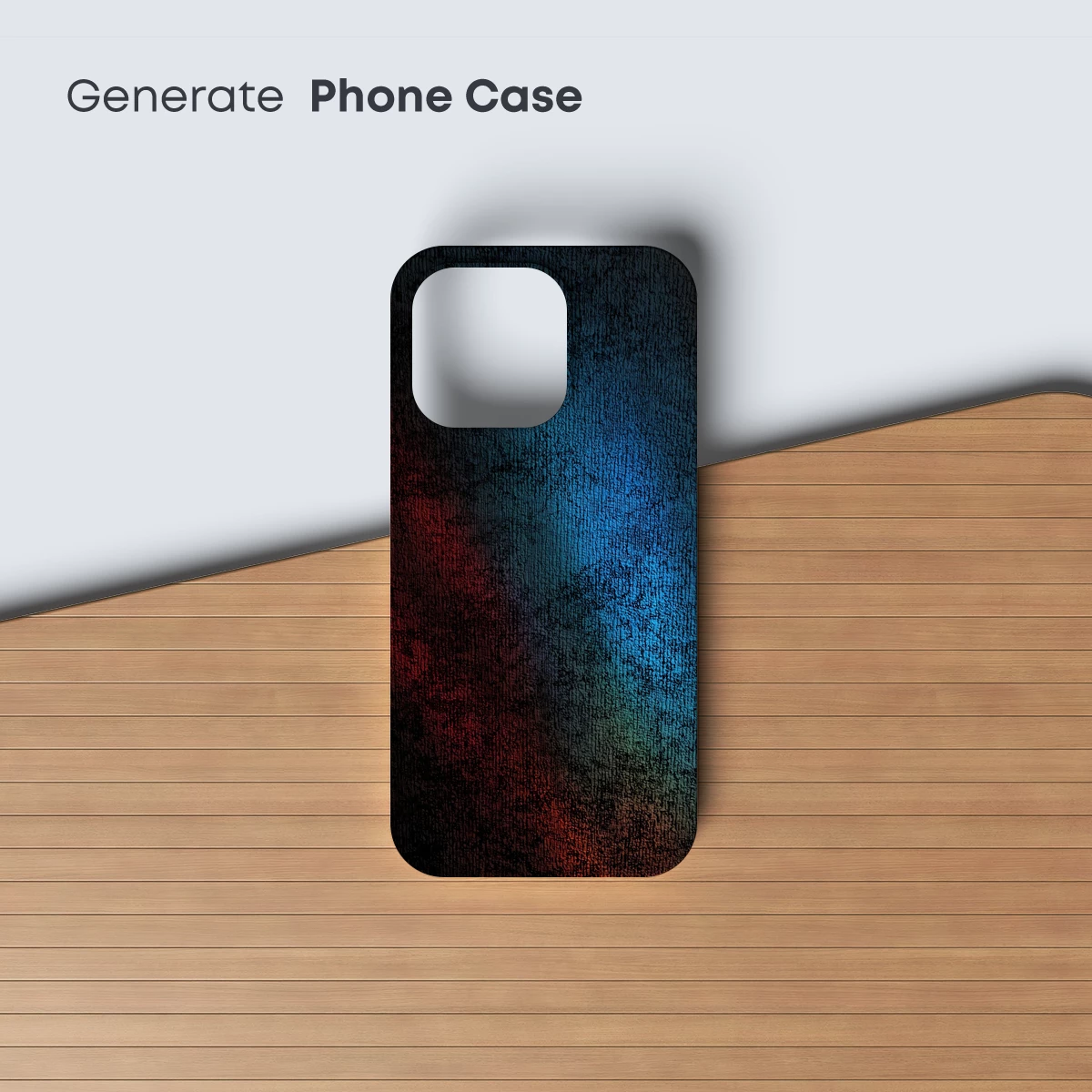 Abyssal Twilight: A Grunge Symphony in Blue and Red - Image 3