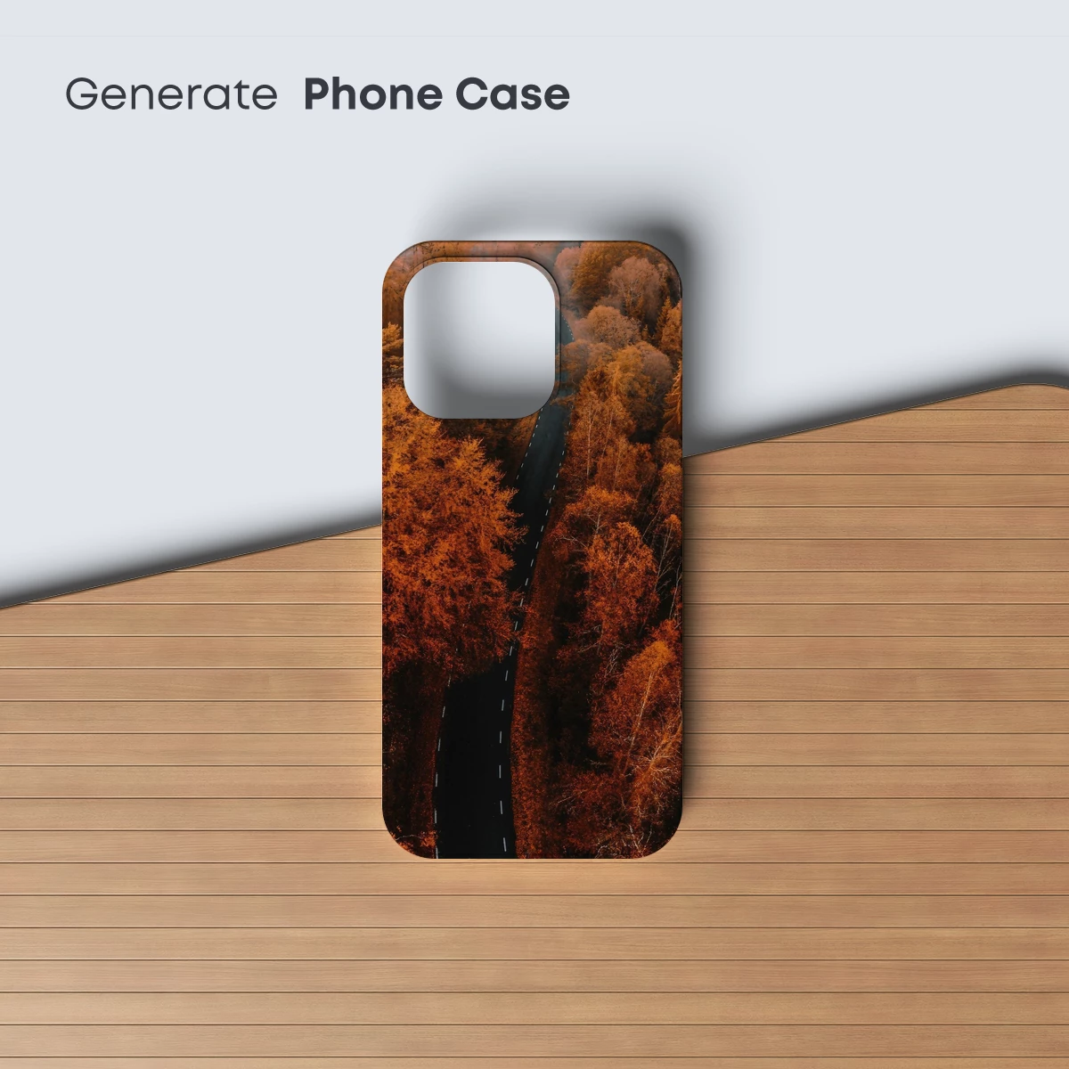 Autumnal Road Through Golden Forest - Image 3