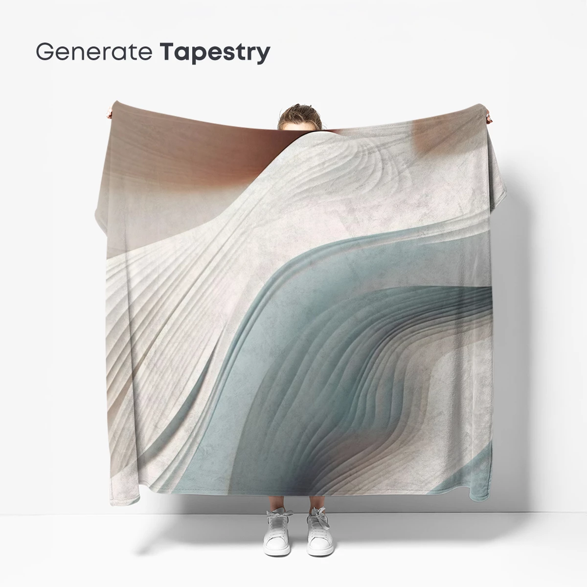 Elegant Strata Flow: Abstract Sculptural Waves - Image 5