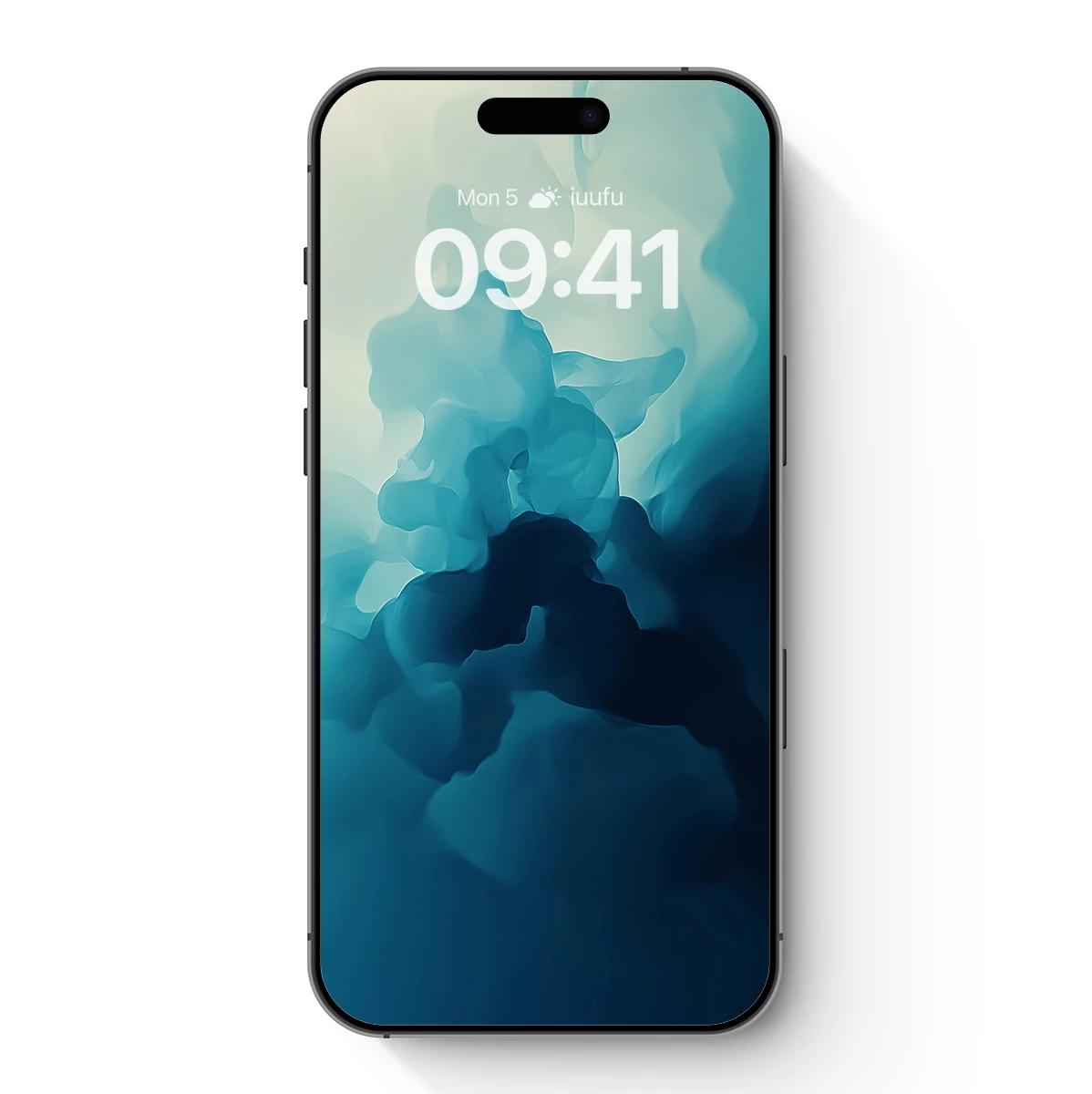 Abyssal Whispers: Ethereal Blue Clouds