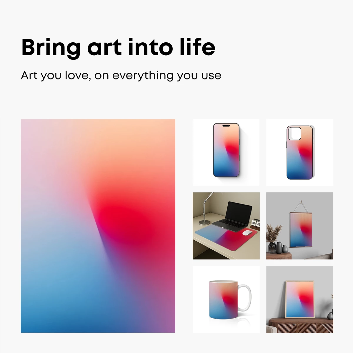 Gradient Symphony: Color Fusion in Motion - Image 2