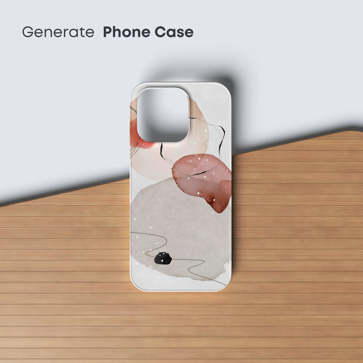 Abstract Watercolor Harmony: Flowing Ink and Soft Blends - Image 3