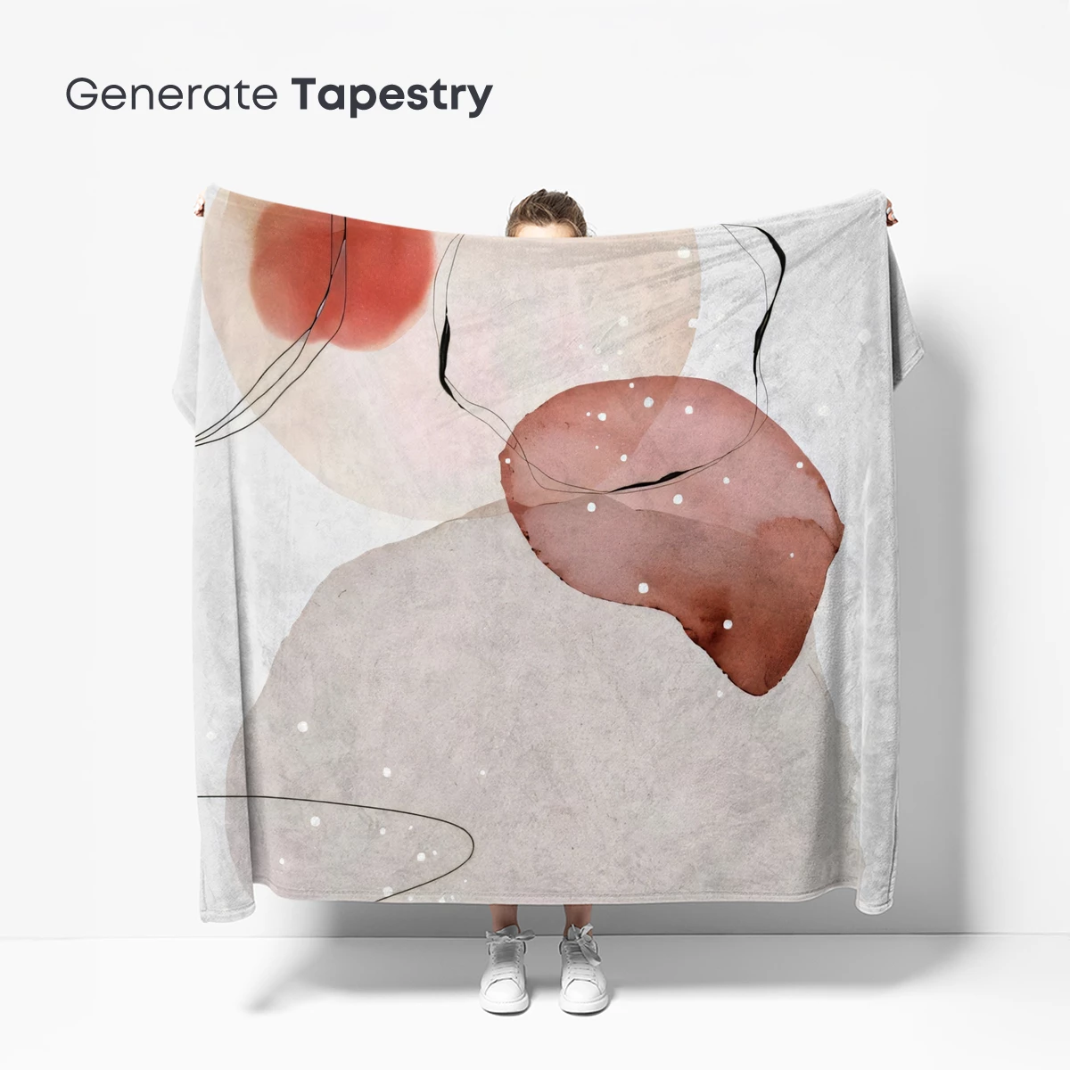 Abstract Watercolor Harmony: Flowing Ink and Soft Blends - Image 5