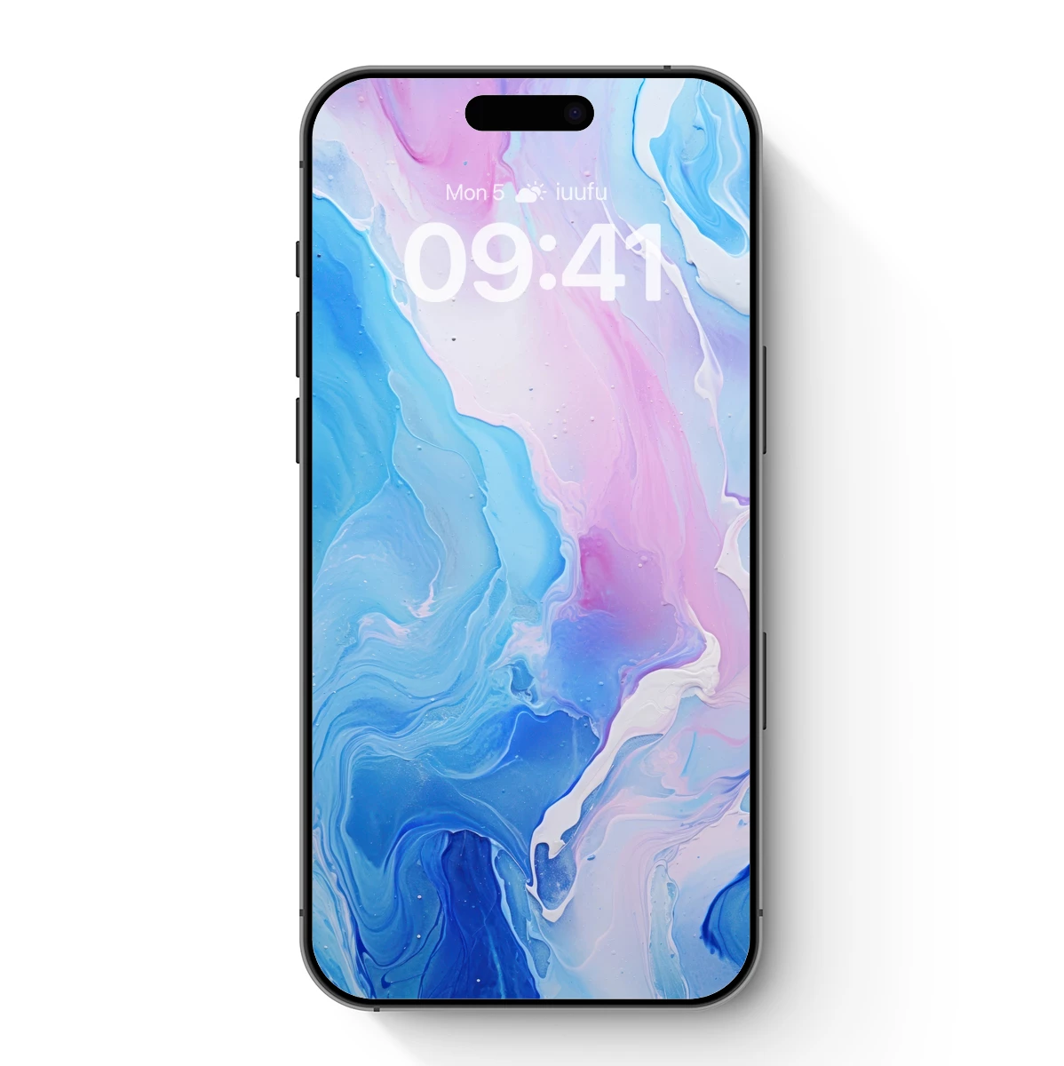 Fluid Dreamscape: Blue and Pink Abstract Flow