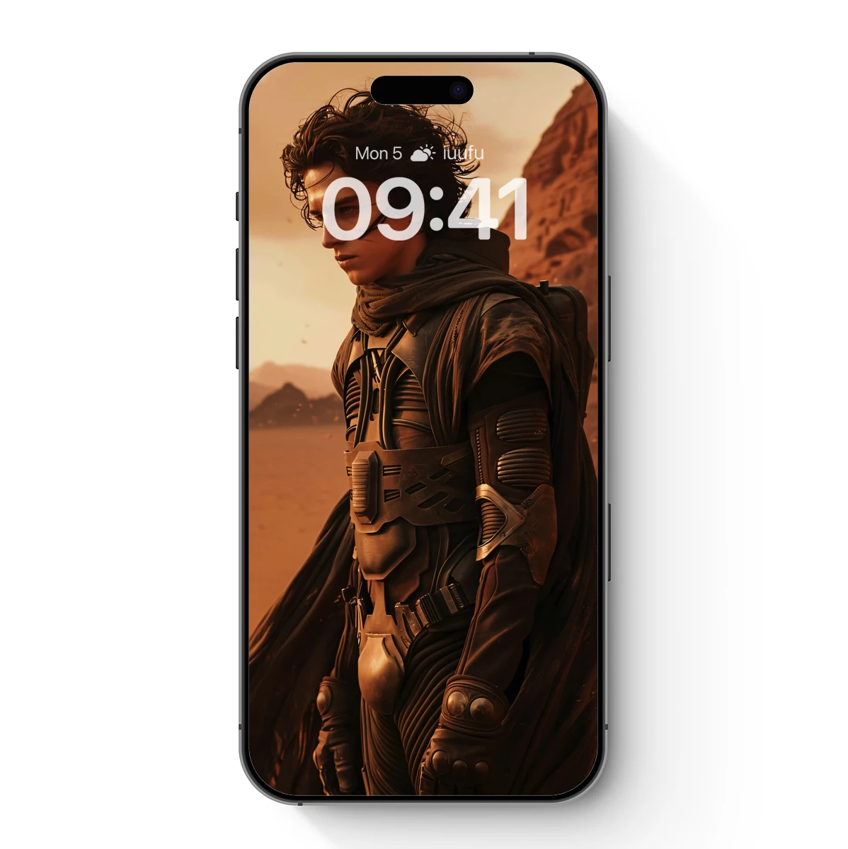 Desert Warrior in Futuristic Armor