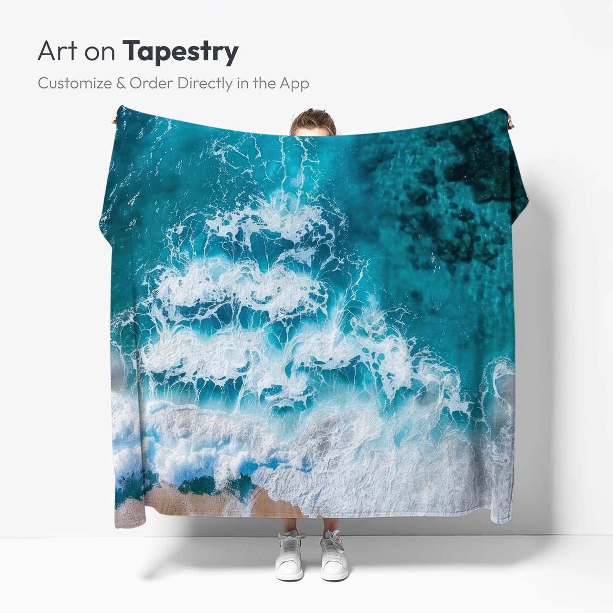 Aerial Symphony of Turquoise Waves - Image 5