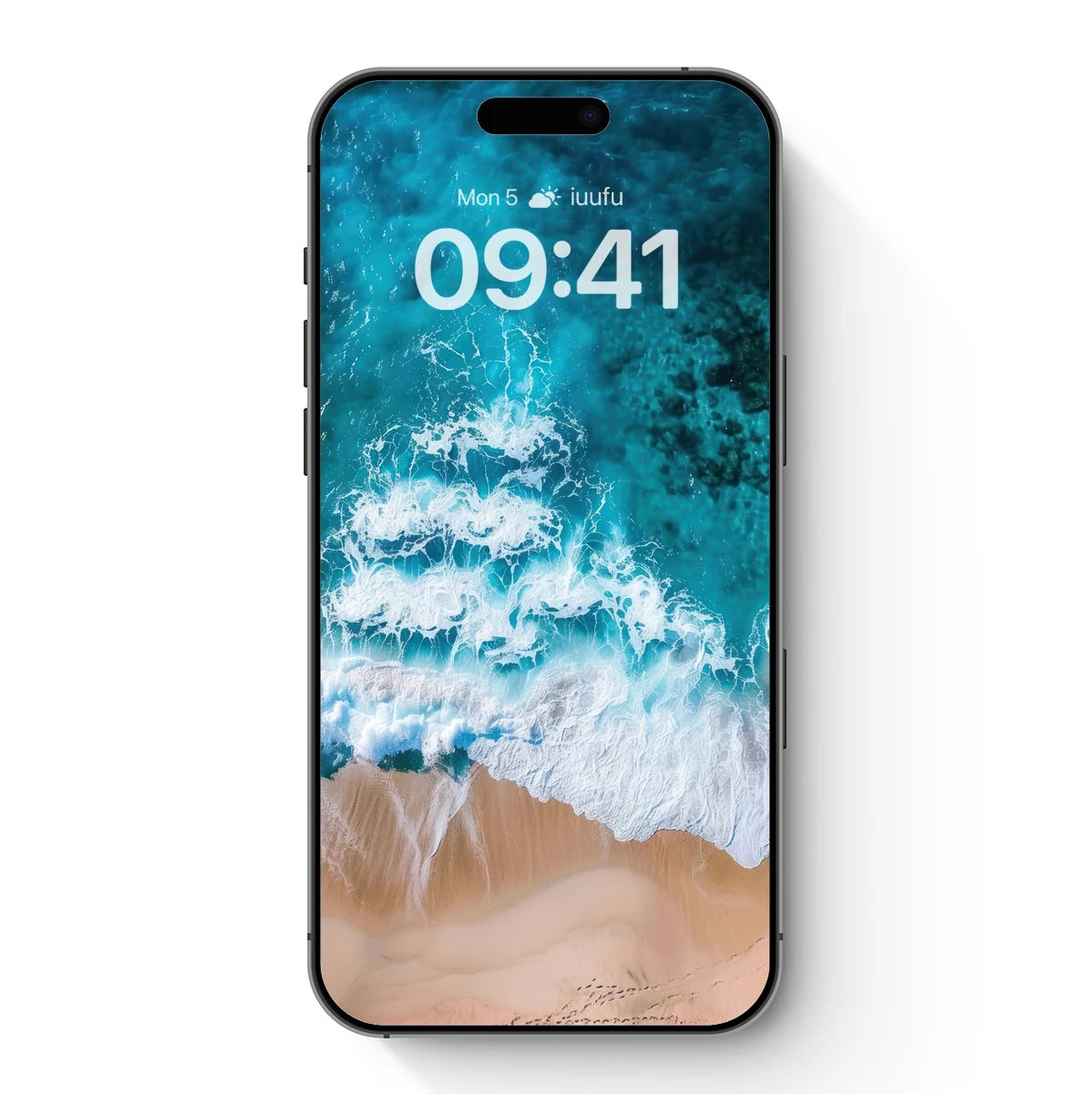 Aerial Symphony of Turquoise Waves