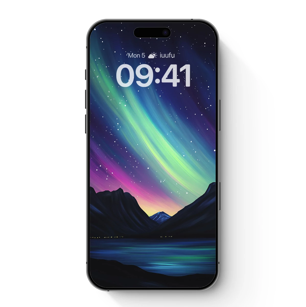 Aurora Over Midnight Mountains Aurora Over Midnight Mountains