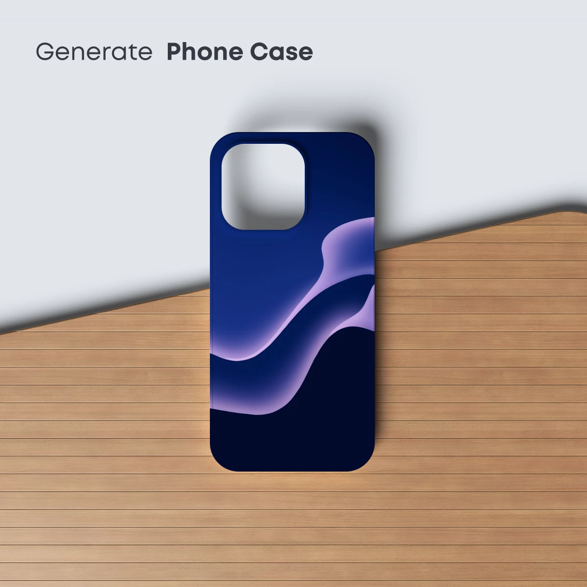 Ethereal Flow: Purple Waves in Midnight Blue - Image 3