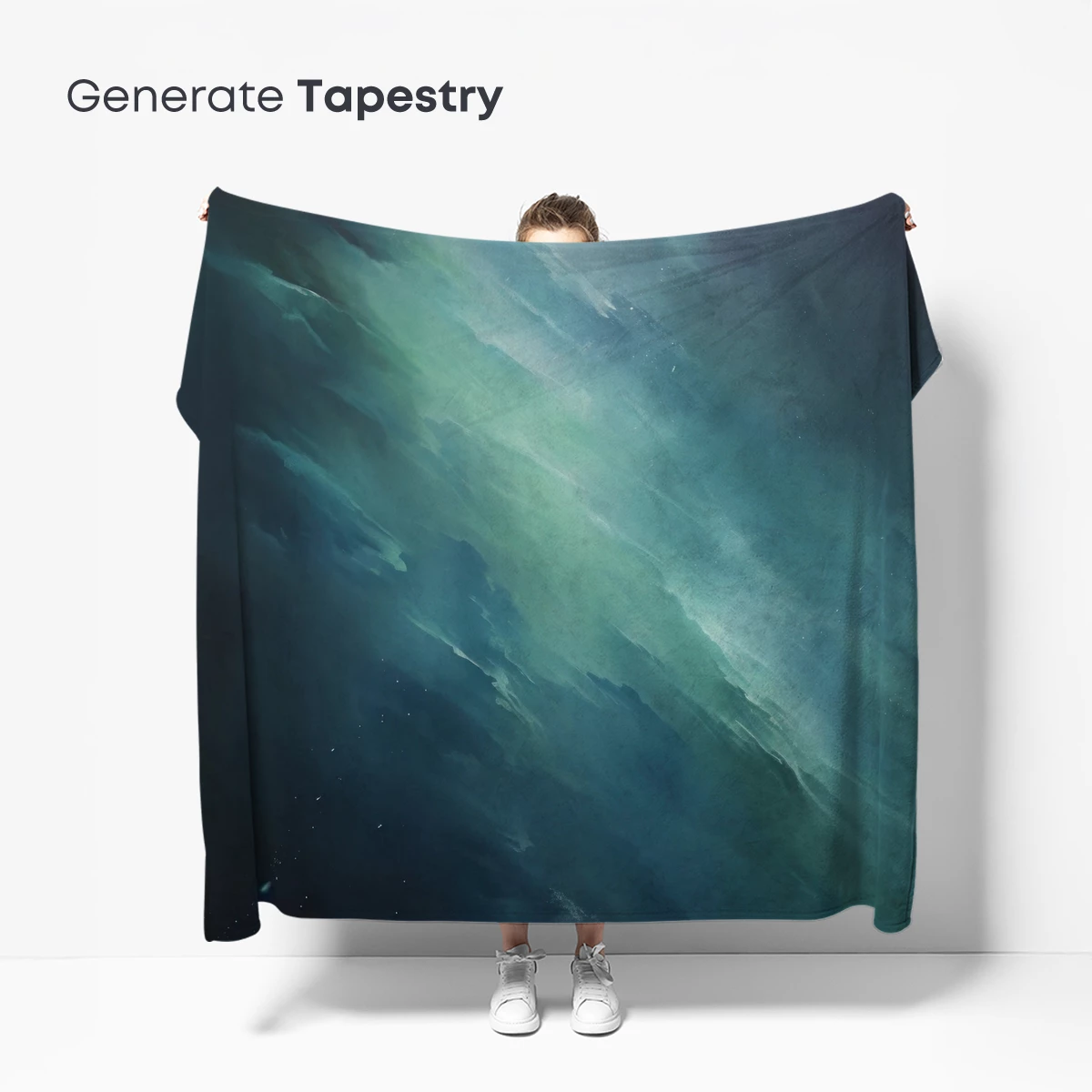 Ethereal Nebula Waves: Cosmic Ocean Fusion - Image 5