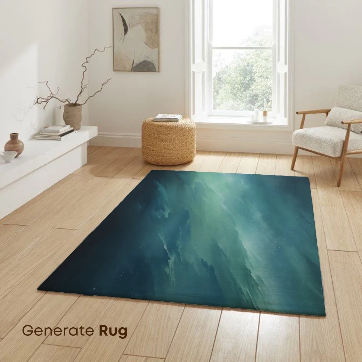 Ethereal Nebula Waves: Cosmic Ocean Fusion - Image 6