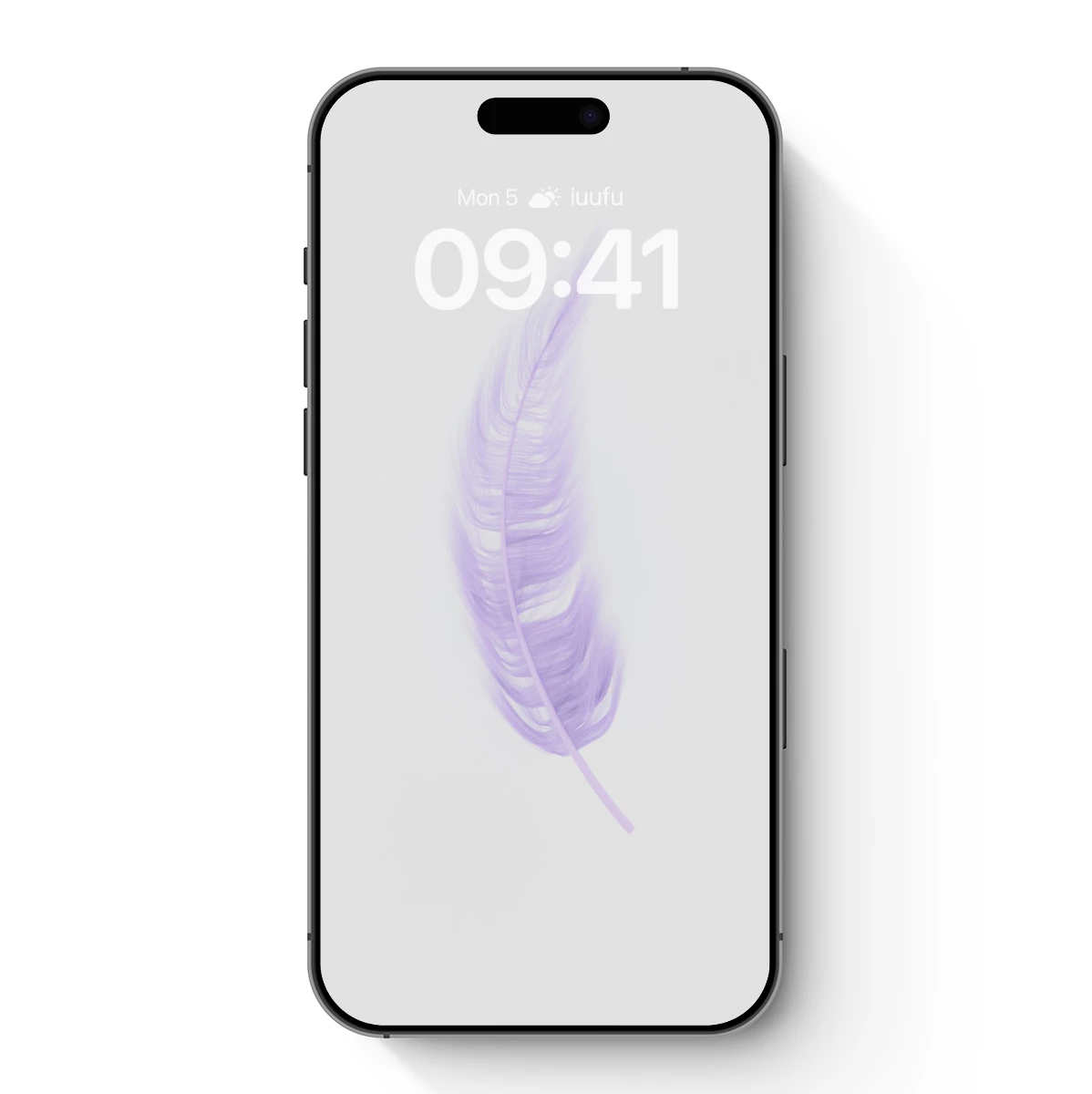 Ethereal Lavender Feather