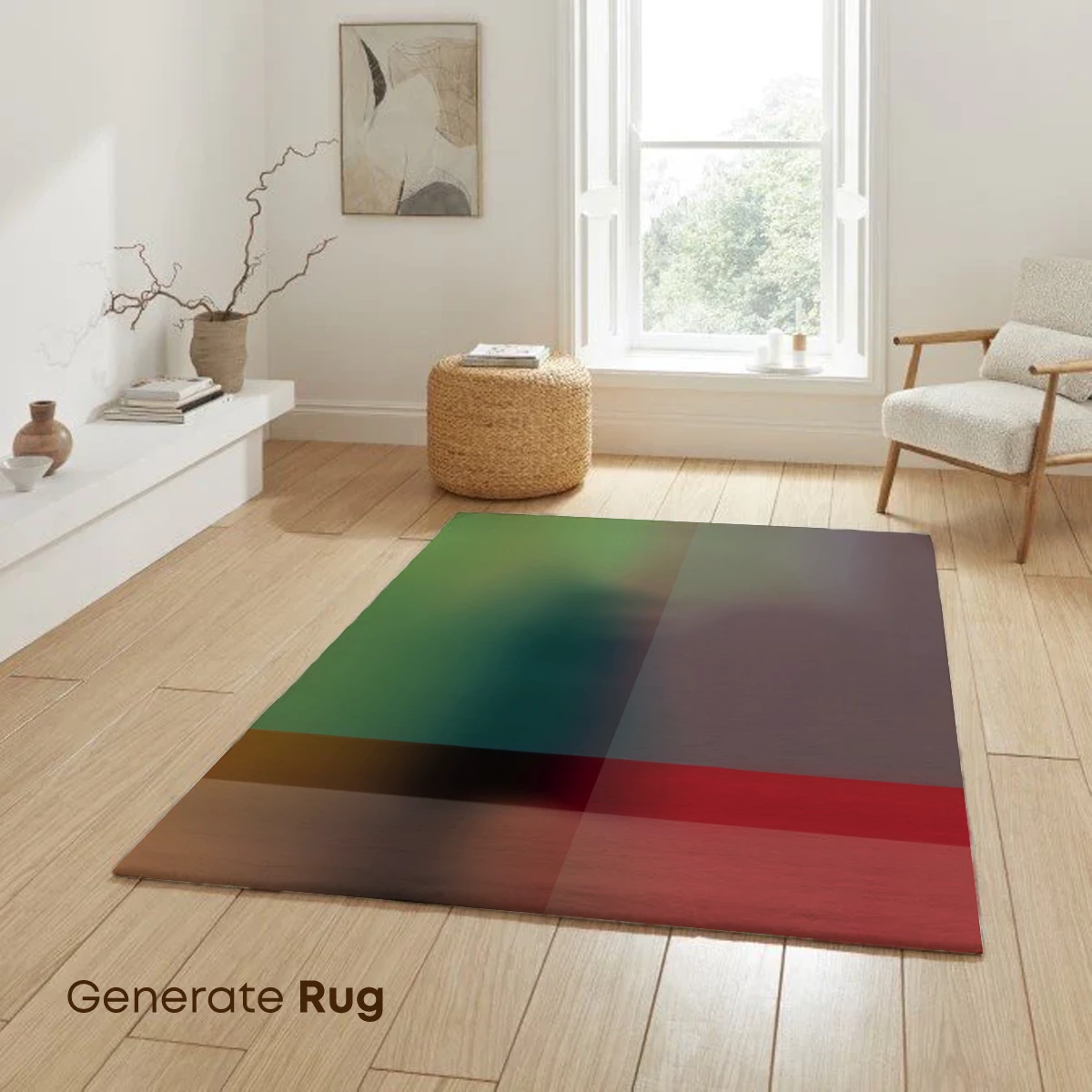 Blurred Chromatic Grid: A Study in Abstract Hues - Image 6