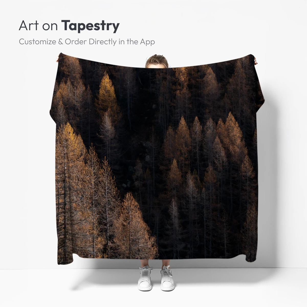 Golden Autumn Forest: A Symphony of Trees - Image 5