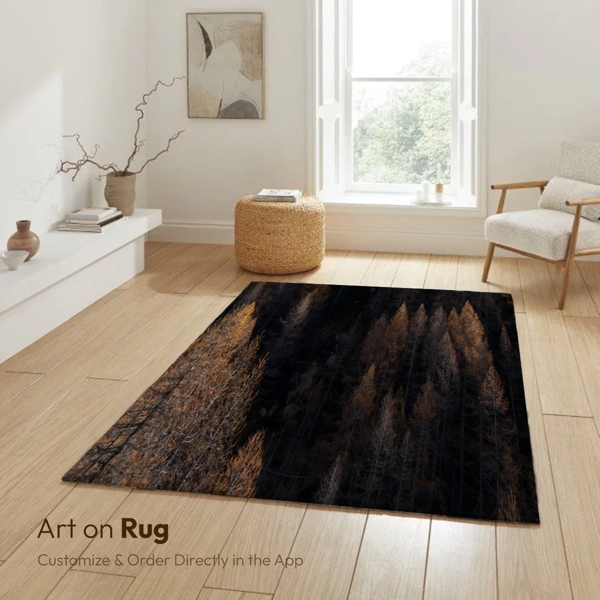 Golden Autumn Forest: A Symphony of Trees - Image 6