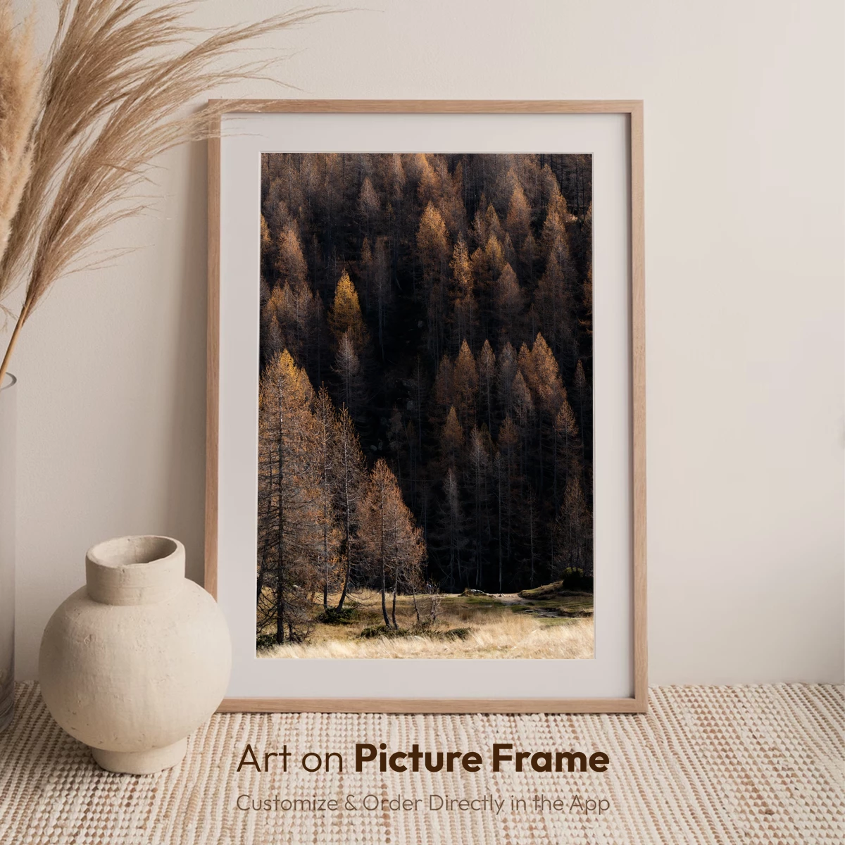 Golden Autumn Forest: A Symphony of Trees - Image 7