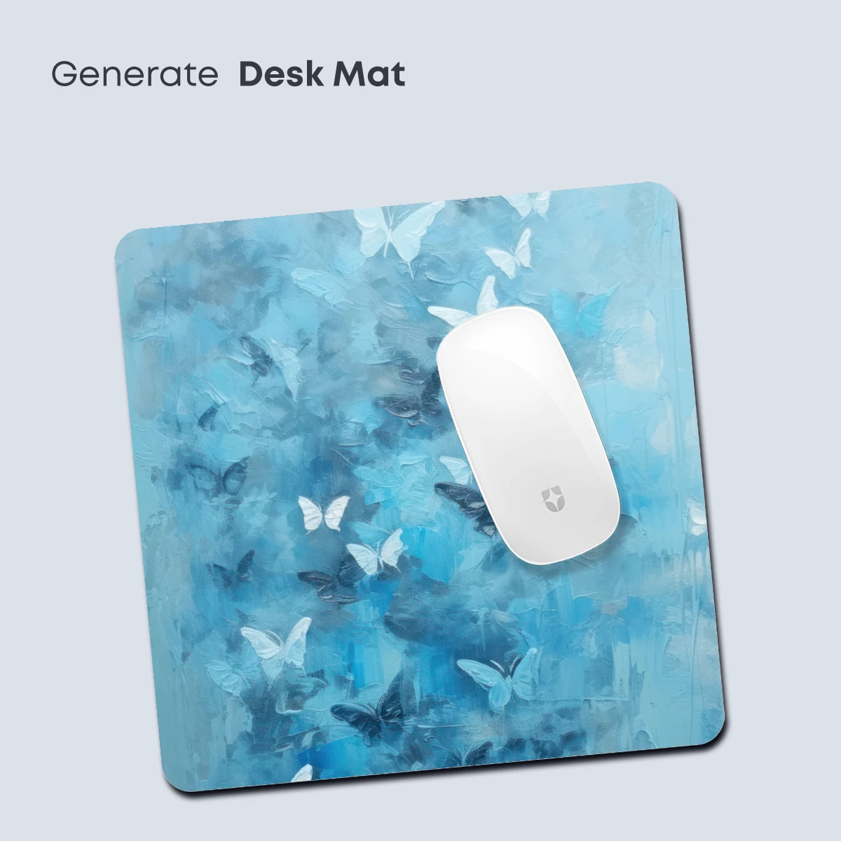 Ethereal Butterfly Swarm in Azure Hues - Image 4