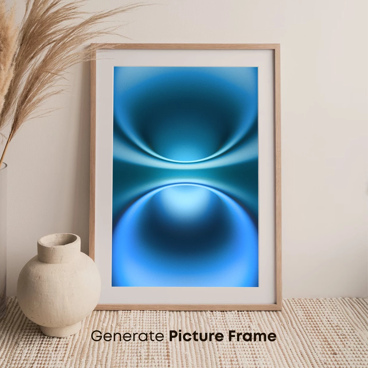 Eternal Blue Vortex: Abstract Infinity Loop - Image 7