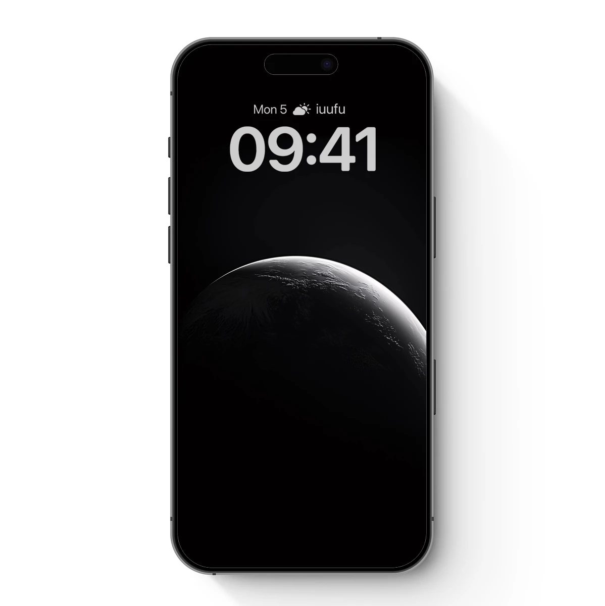 Eclipse of Solitude: Celestial Half-Lit Sphere