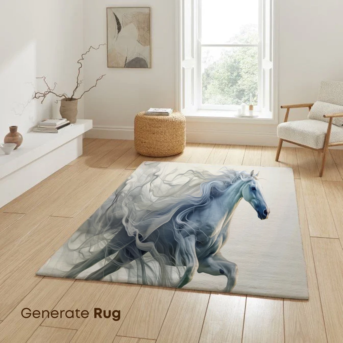 Ethereal Stallion: Flowing Mane in Motion - Image 6