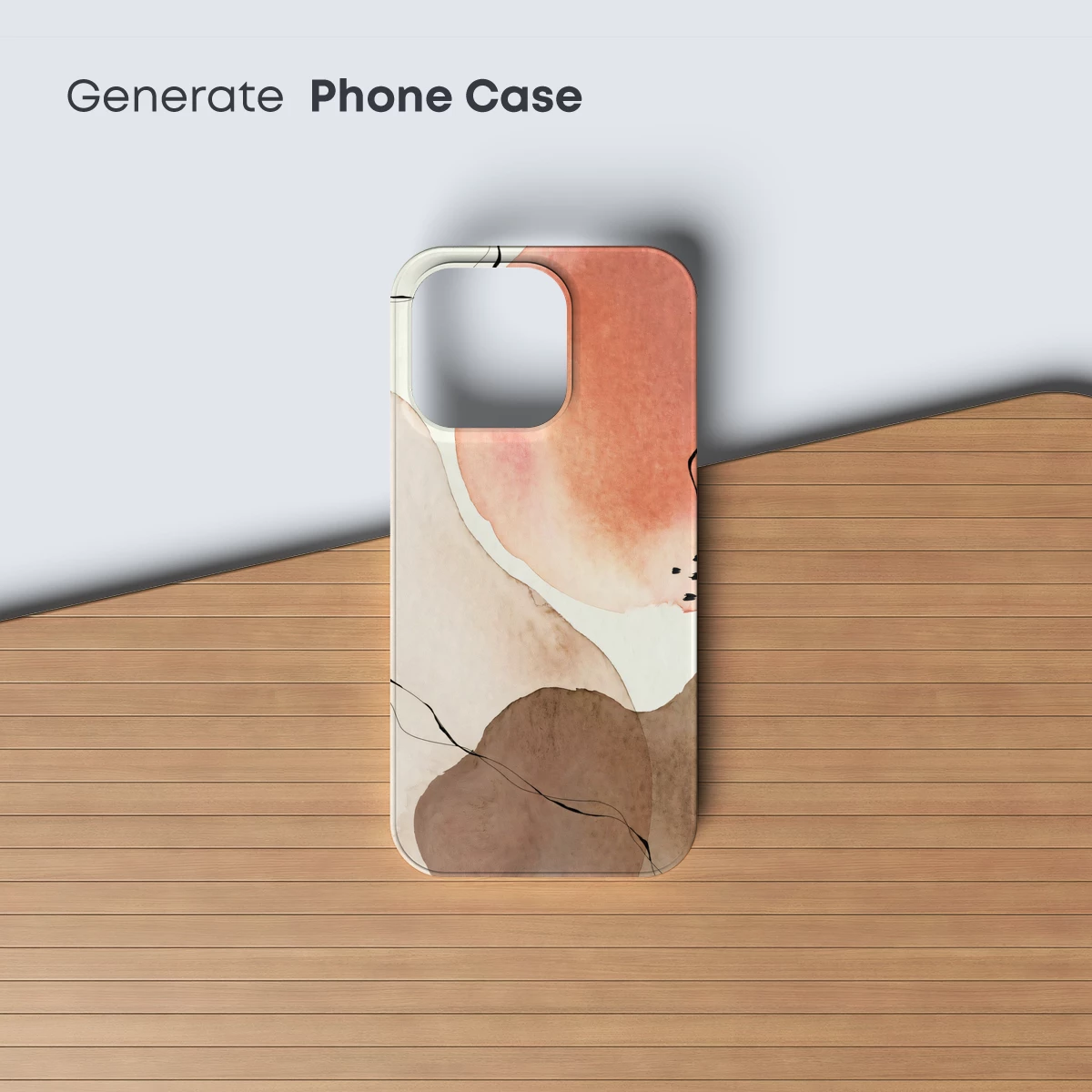 Abstract Terraforming: Earthy Tones and Cosmic Curves - Image 3