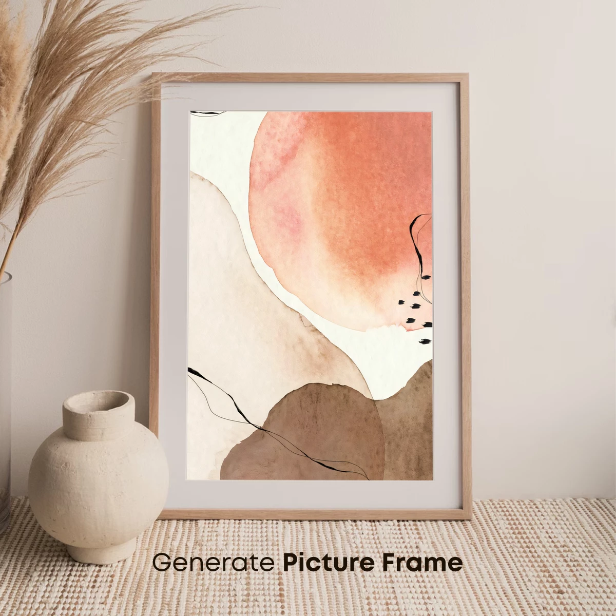 Abstract Terraforming: Earthy Tones and Cosmic Curves - Image 7